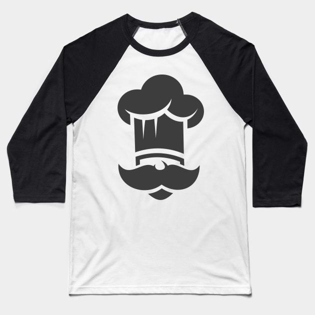 Chef Baseball T-Shirt by Whatastory